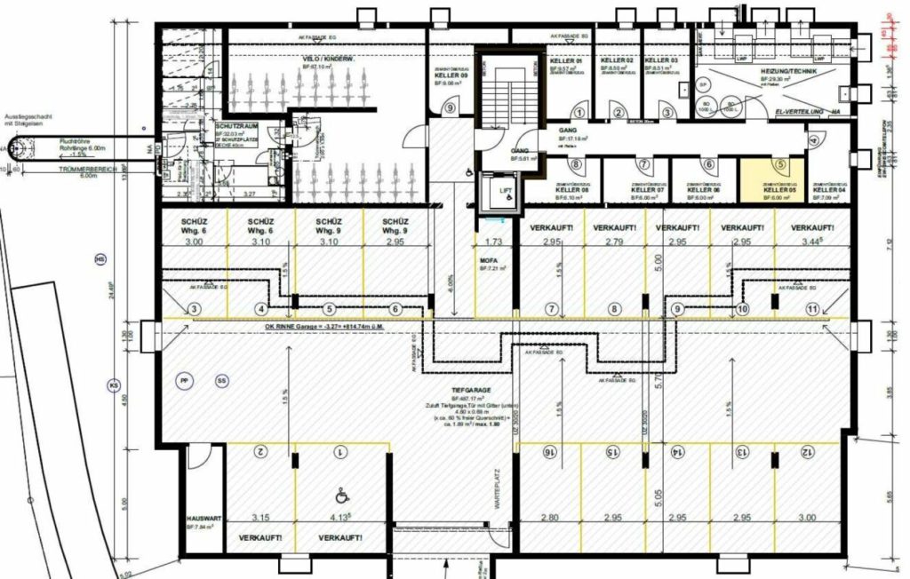 Zu verkaufen an der Bleichelistr. 5 im Bühler, bei Teufen: 3.5 Zimmer Erstbezugswohnung mit grosszügiger Einteilung im 1.OG. - Bild 11