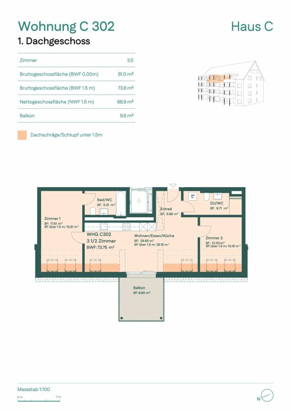 Helle 3.5-Zimmer-Wohnung - Wohnambiente und Gemütlichkeit - Bild 7