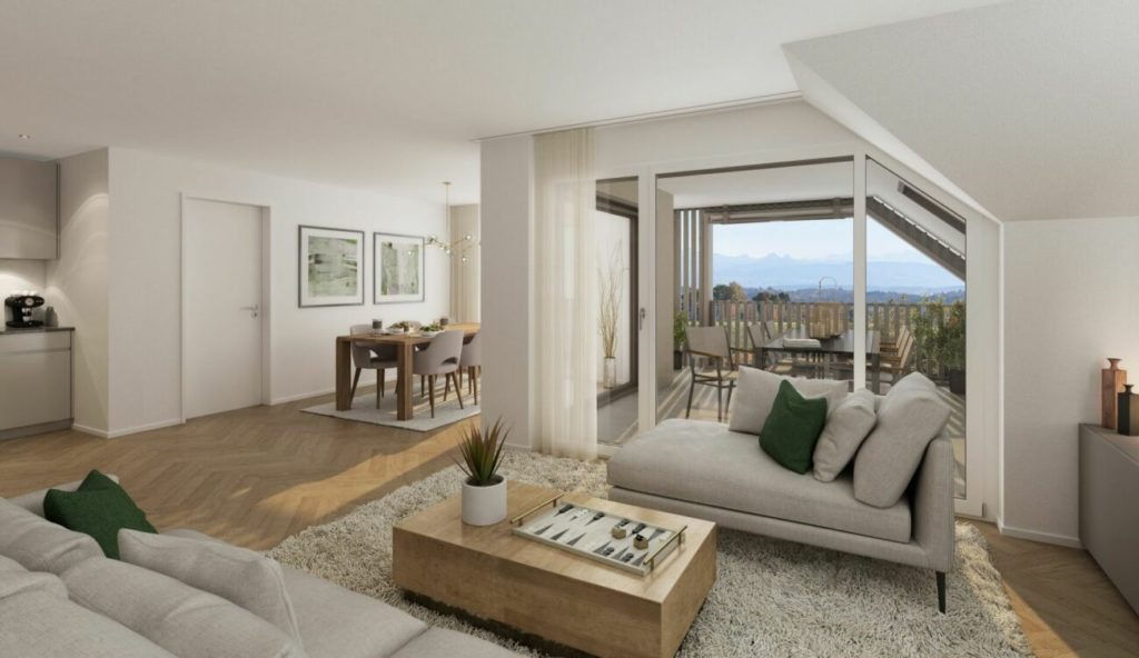 Dachwohnung mit perfekt geschnittenem Grundriss - Bild 2