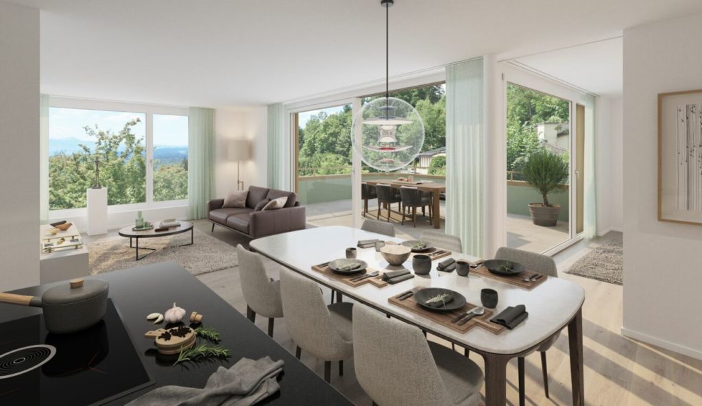 4.5-Zimmer Wohnoase mit einzigartiger Aussicht - Bild 3