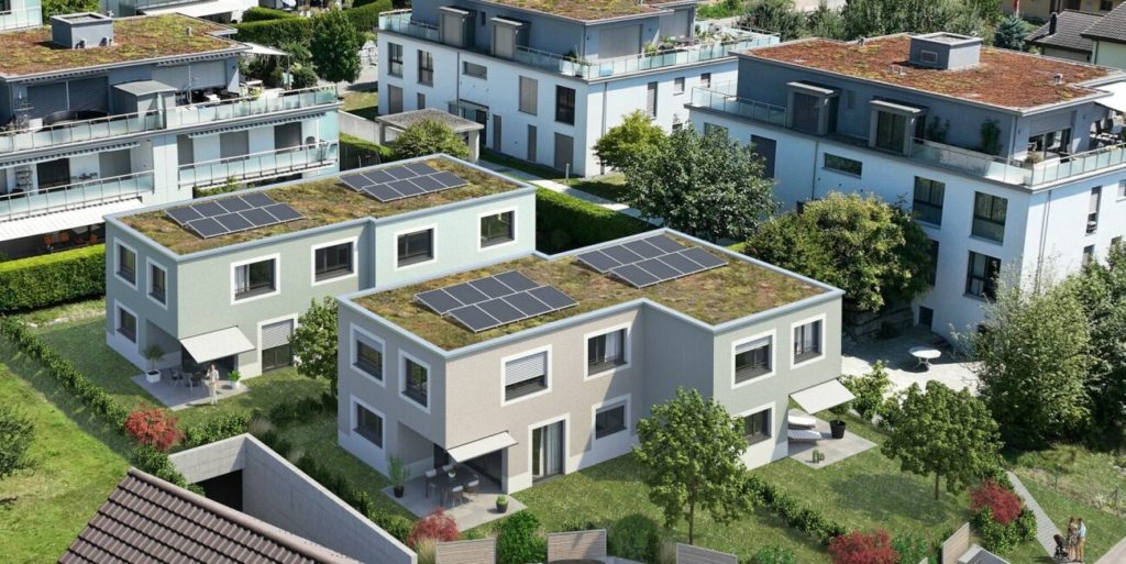 Seengen am Hallwilersee: 4 kompakte Häuser mit Dorfnähe, EFH 2 - Bild 1