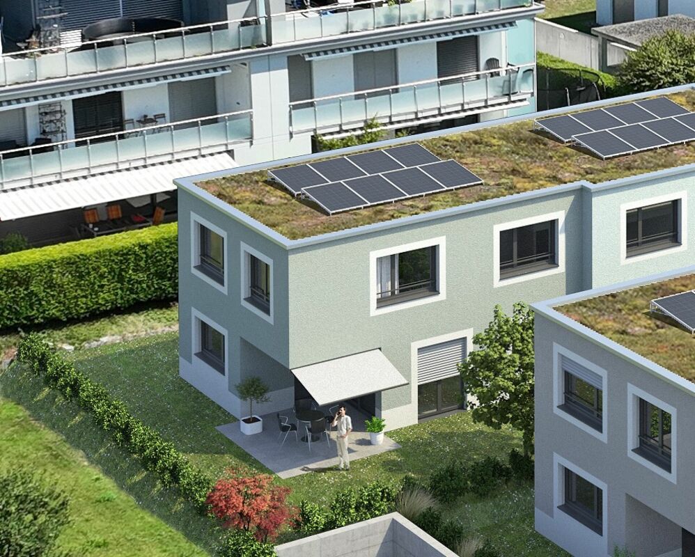 4-Viertel Seengen: 4 Einfamilienhäuser mit Garten und Tiefgarage, EFH 3 - Bild 4