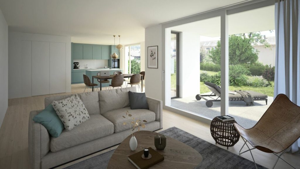 Sarmonie - Wo Harmonie lebt - 4.5 Zimmer Gartenwohnung 1.1 - Bild 1