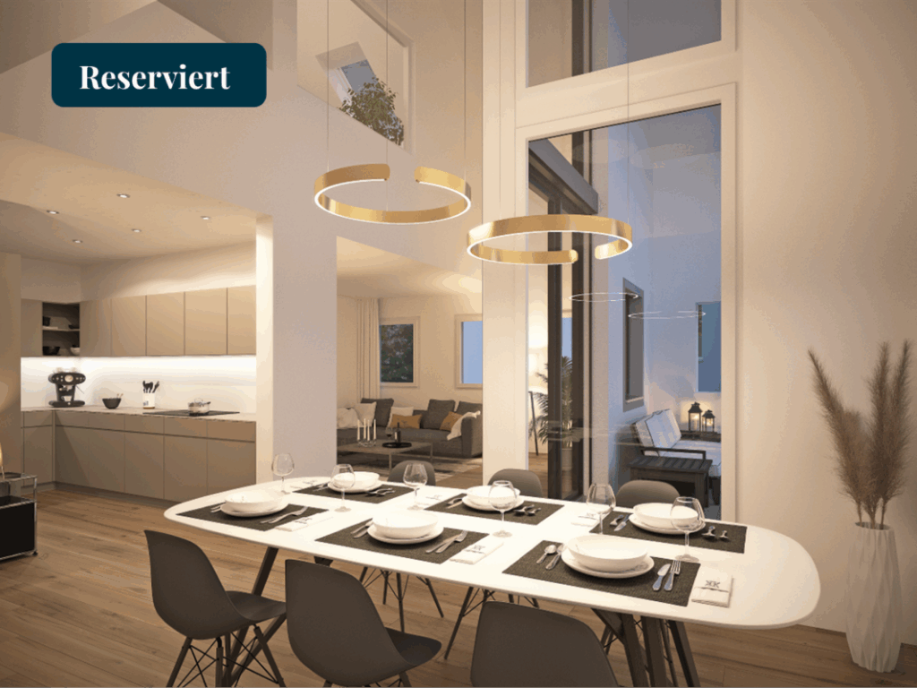 RESERVIERT: Haus F: Viel Raum und Höhe, mit Garten und Einstellhalle - Bild 1