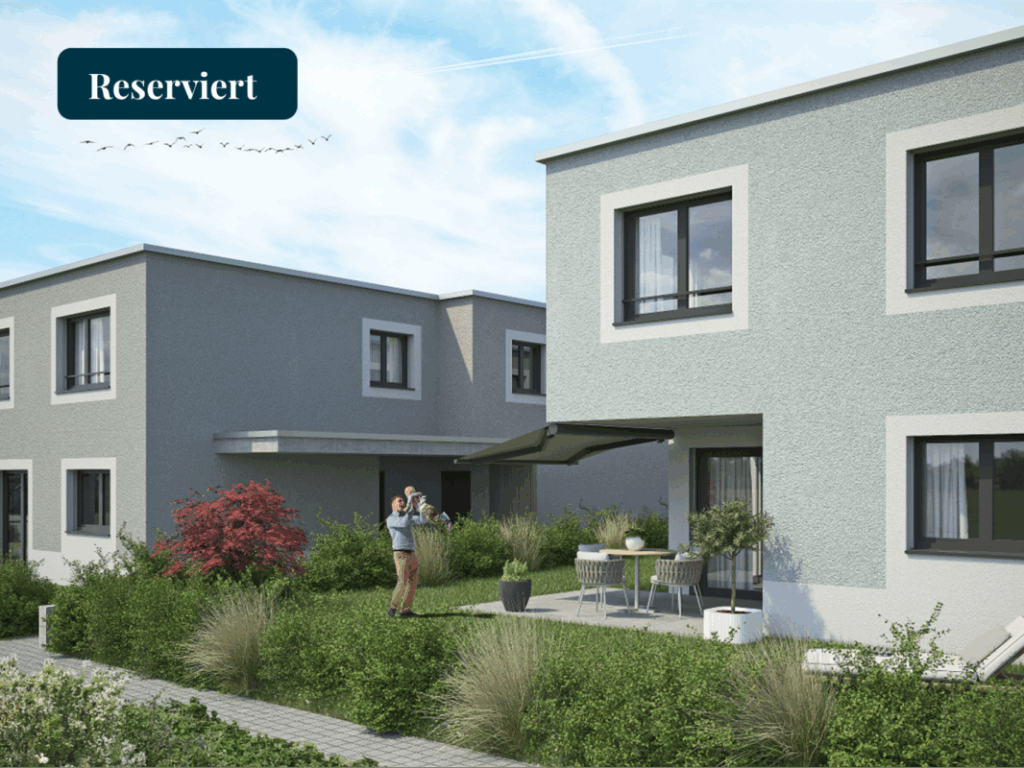 RESERVIERT: Einfamilienhäuser mit Garten und Tiefgarage, EFH 4 - Bild 1