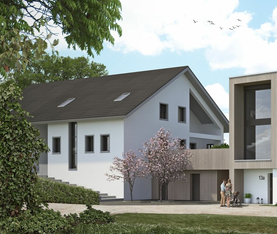 Haus F: Viel Raum und Höhe, mit Garten und Einstellhalle - Bild 1