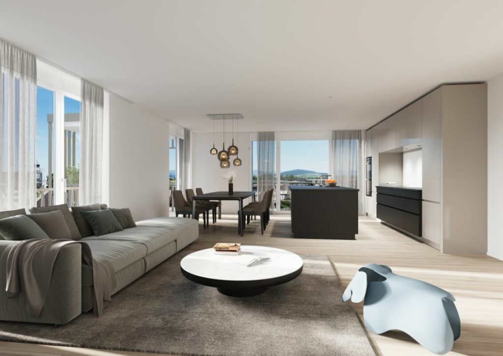 RESERVIERT  Neubau MFH Quadro Galgenen - 2.5 Zimmer Gartenwohnung - Bild 3