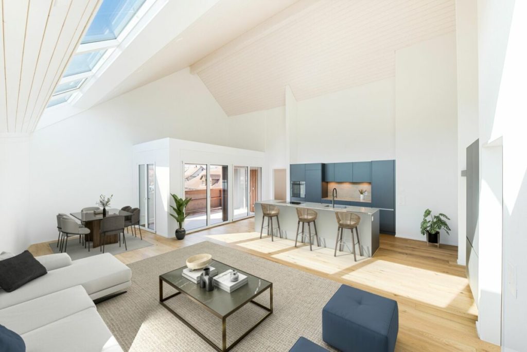 Hohe Räume und viel Platz - hohe Räume in der Whg. 202