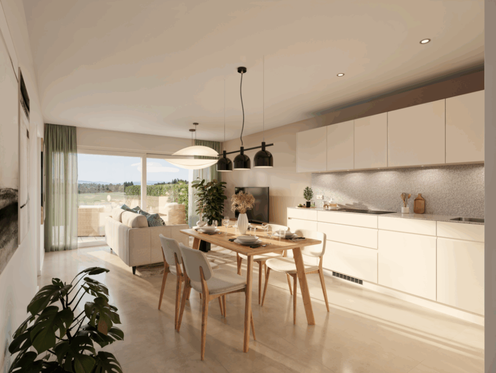 Projekt Fortuna: 7 Terrassenwohnungen mit Aussicht - Jede Wohnung verfügt über einen sep