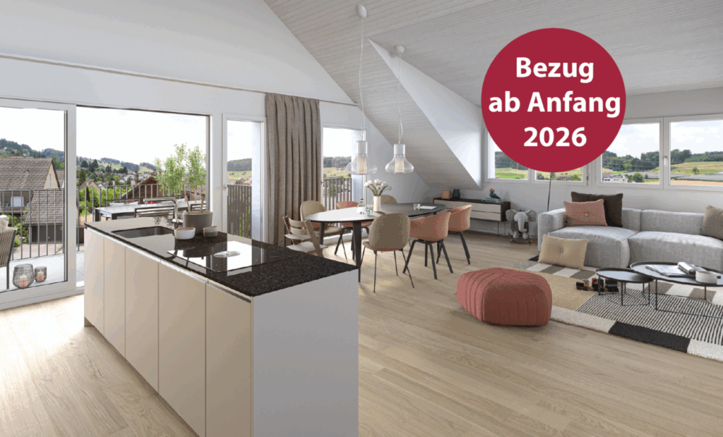 am Eichacher: Geniessen Sie Uetliberg-Blick vom Balkon aus - Wohnbereich Whg. 201