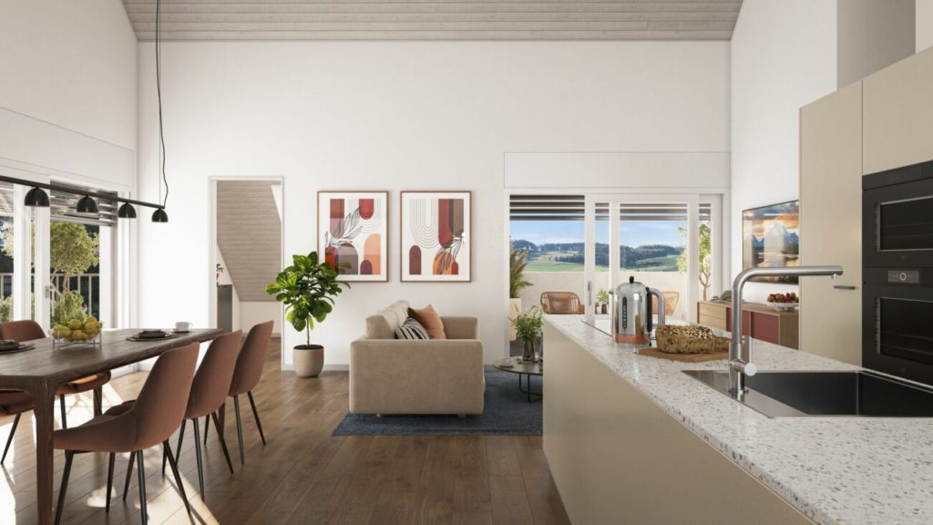DuoVivo - hohe Räume mit grosszügiger Loggia (17.5 m2) - Bild 1