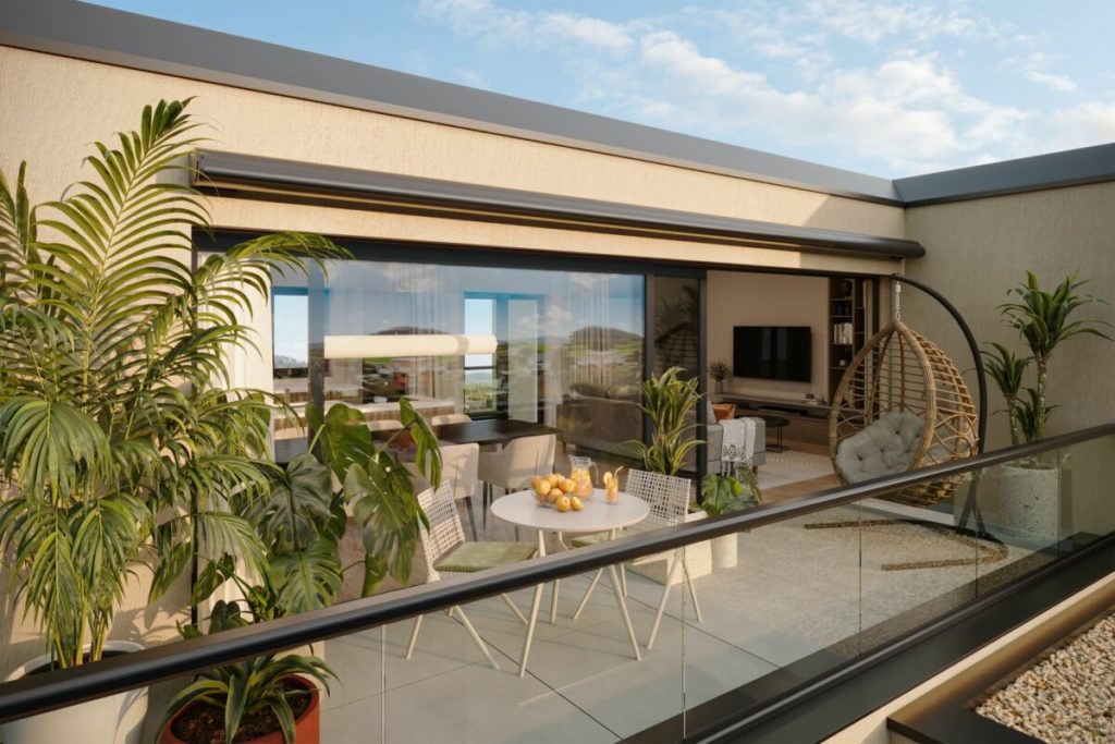 Wohnparadies im Grünen - Terrasse 4.5-Zi-Attikawohnung B201