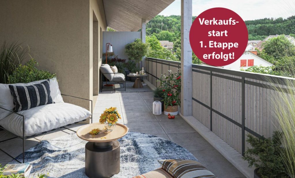 Grastal- Zuhause mit Charme und Zukunft - Balkon Whg. 9.102