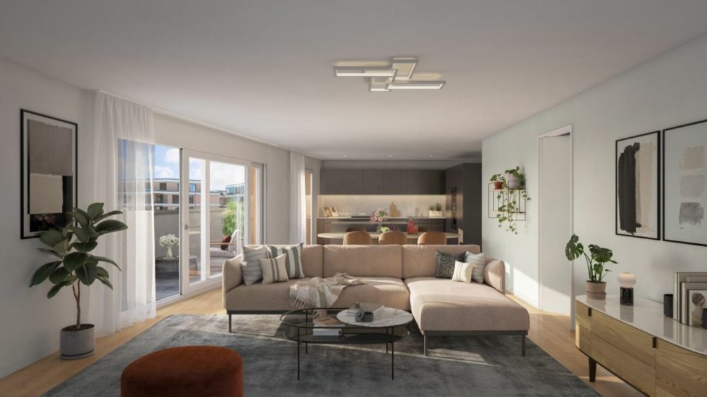 Projekt am Zentrum, Affoltern a. A. - Wohnen 3.5-Zimmer-Attika-Wohnung