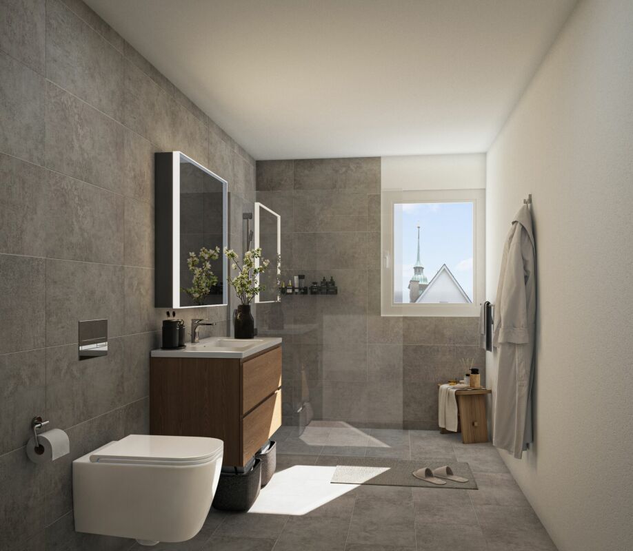 Grastal: Verkaufsstart der 1. Etappe - Dusche / WC