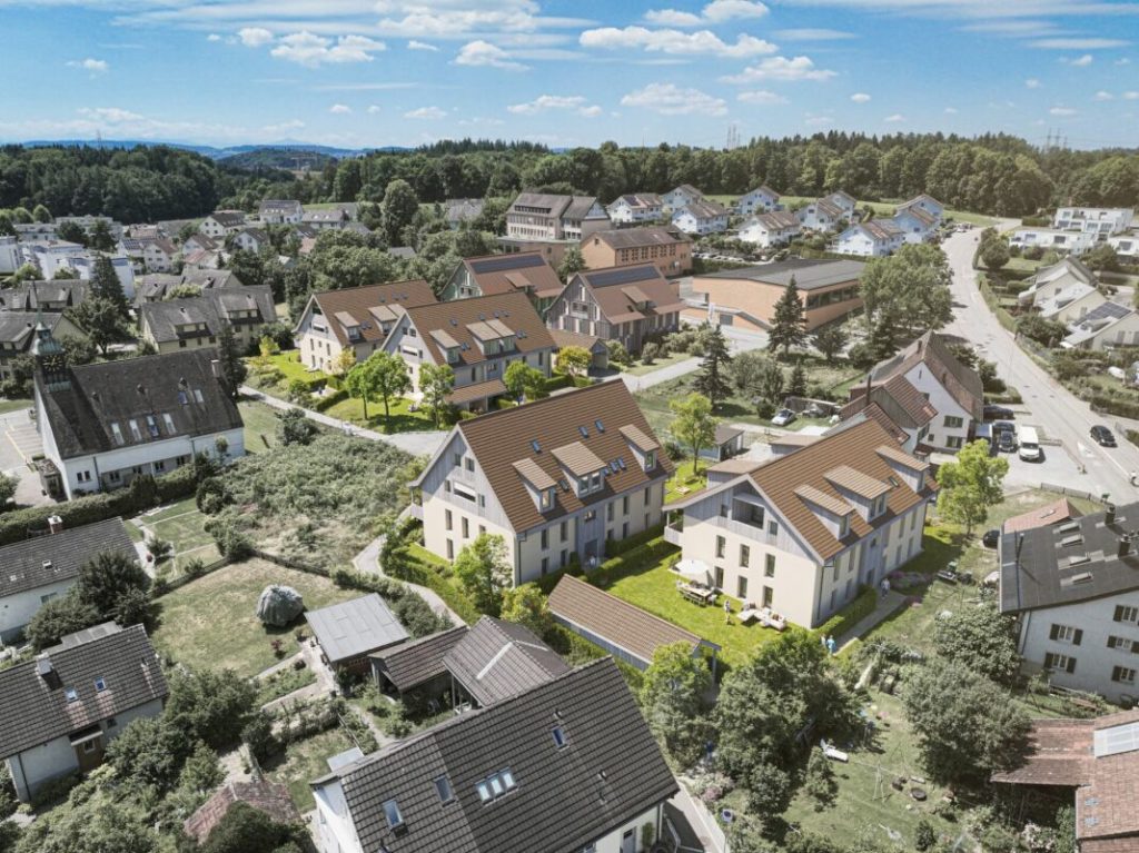 Wohneigentum im Grünen - modern, zentral, nachhaltig - Nordostansicht