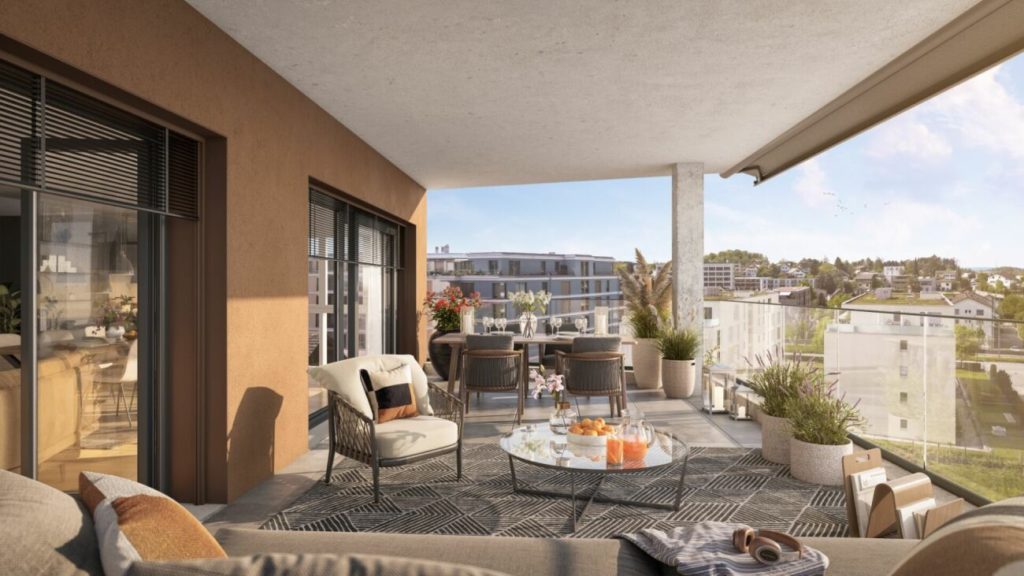 Projekt am Zentrum, Affoltern a. A. - Terrasse 4.5-ZWG