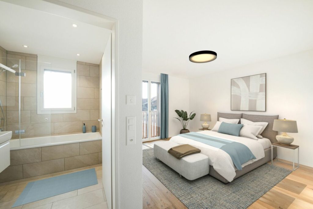 Neubauwohnung: ab sofort bezugsbereit - Schlafzimmer Wohnung 102