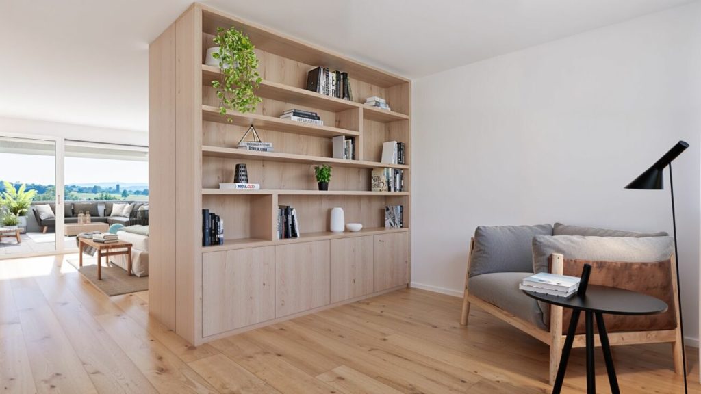 Freistehendes Einfamilienhaus mit Ausblick auf unverbaubare Landwirtschaftszone - Visualisierung Schlafzimmer