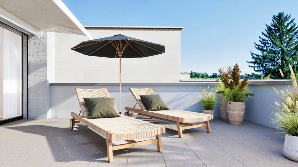 Wohnen mit viel Platz zum Wohlfühlen - Terrasse