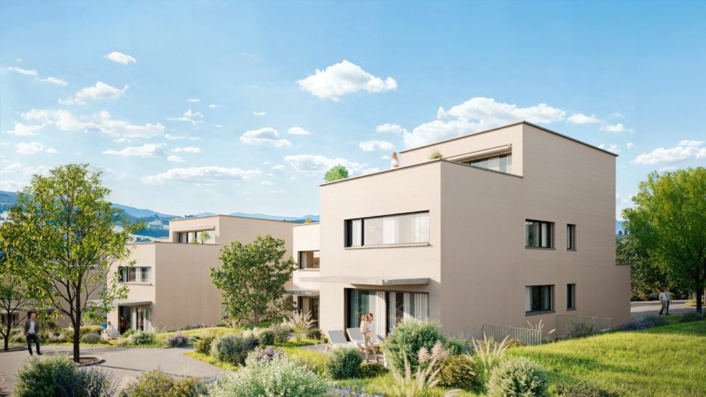 Wohnen mit viel Platz zum Wohlfühlen - Aussenvisualisierung