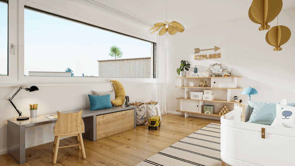 Grosszügiges Einfamilienhaus an idyllischer Lage - Kinderzimmer