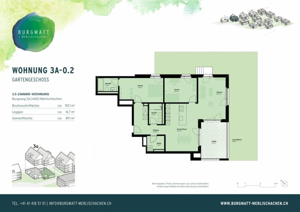 Grosszügige 3.5-Zimmer-Gartenwohnung - Bild 5