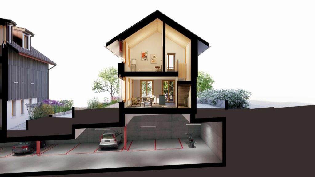 Atelierhaus - Hausteil Nord mit 3 1/2 Zimmern - Bild 2