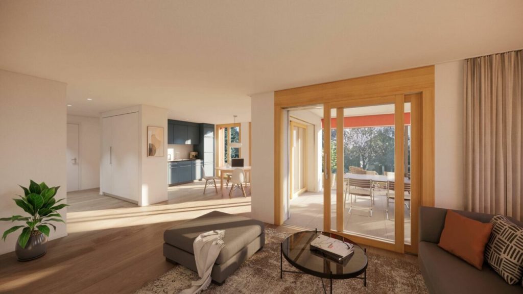 Idyllisches Auslikon - "Hofstatt Frohsinn" attraktive 3 1/2 Zimmer Wohnung - Bild 1