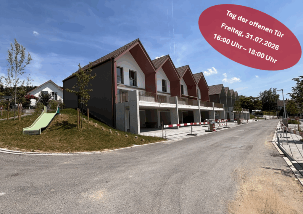 Modernes Neubau-Reihenhaus in Reinach mit sonnigem Wohnambiente - Bild 1