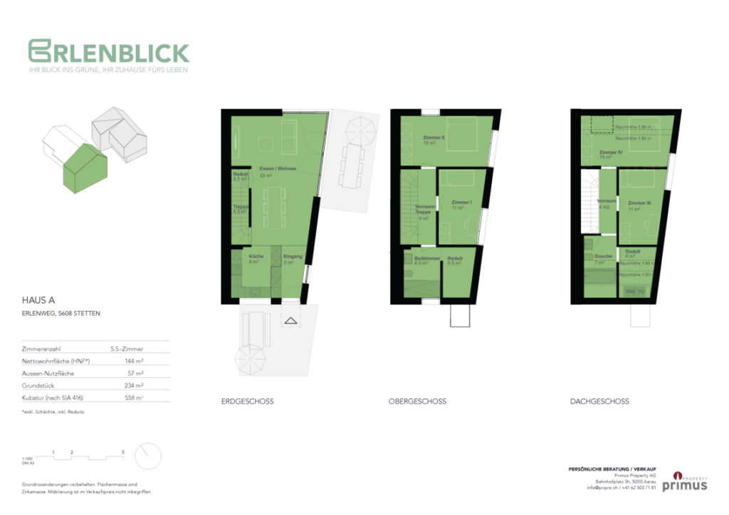 Individuelle Doppeleinfamilienhäuser in Stetten - Bild 8