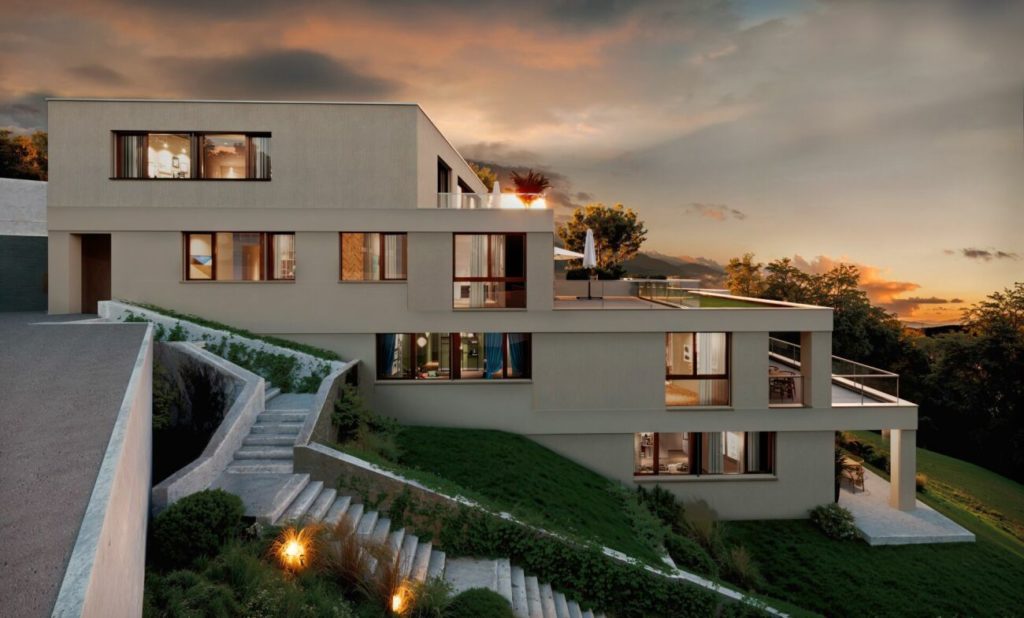 Wohnen für höchste Ansprüche - 3.5 Terrassenwohnung mit atemberaubender Alpensicht - Bild 2