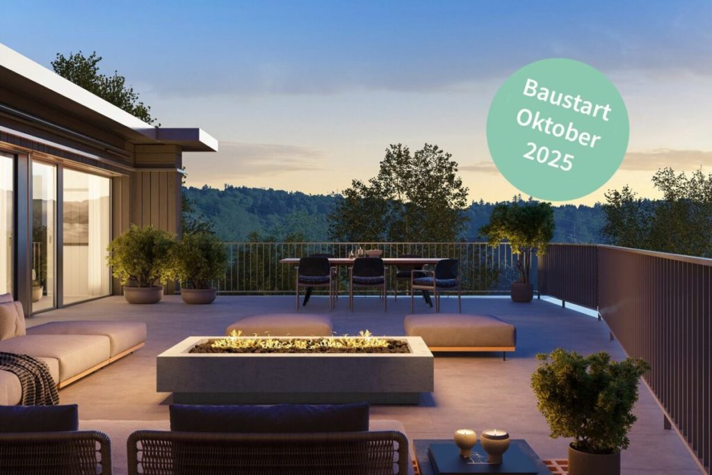 «Hofgarten» Safenwil - 120 m² grosse Terrassen mit Weitblick - Bild 1