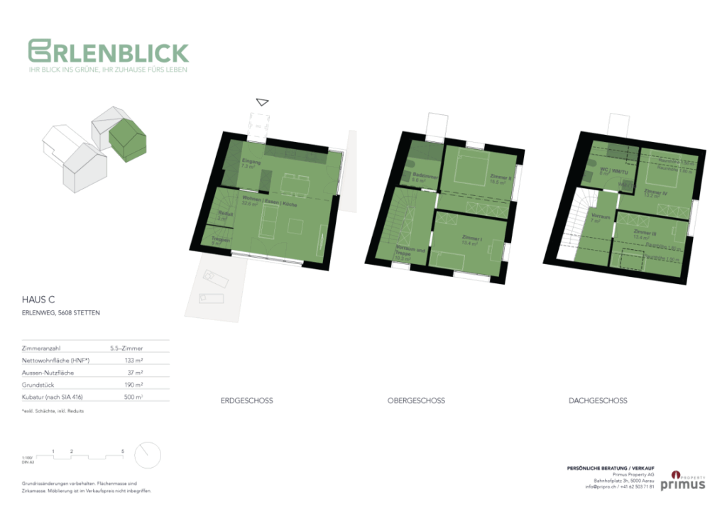 Individuelle Doppeleinfamilienhäuser in Stetten - Bild 9