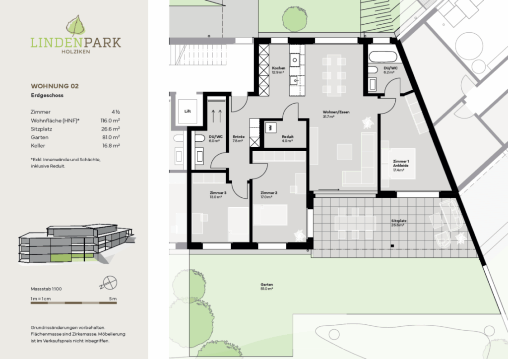 Ankommen & aufblühen: Gartenwohnung Lindenpark - Bild 6