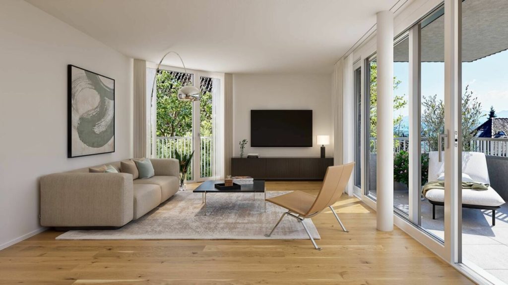 Neubau-Gartenwohnung mit Ausblick und Ruhe - Bild 4